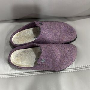 Birkenstock Zermitt Outdoor Purple Wool Slippers